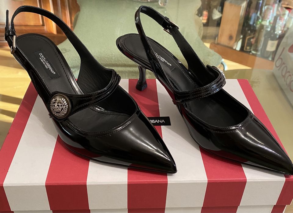 Sandálias / Sapatos Dolce&Gabbana Couro 39 Etiqueta