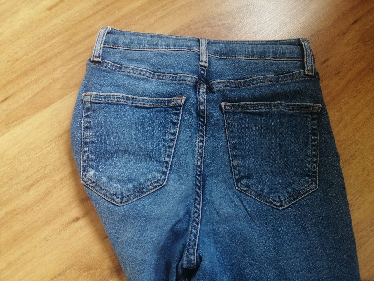 Spodnie jeansy topshop