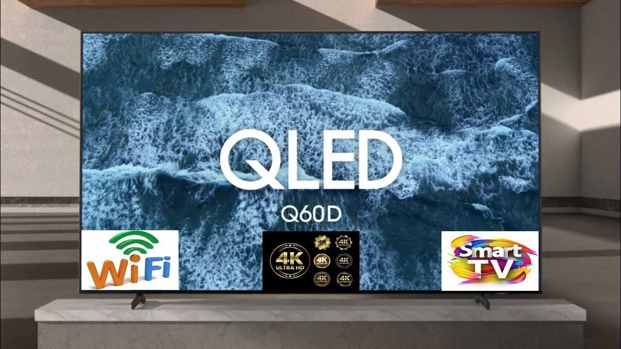 TV 2024 QLED PREMIUM Samsung QE50Q60D & QE55Q60D UltraHD 4K SmartTV