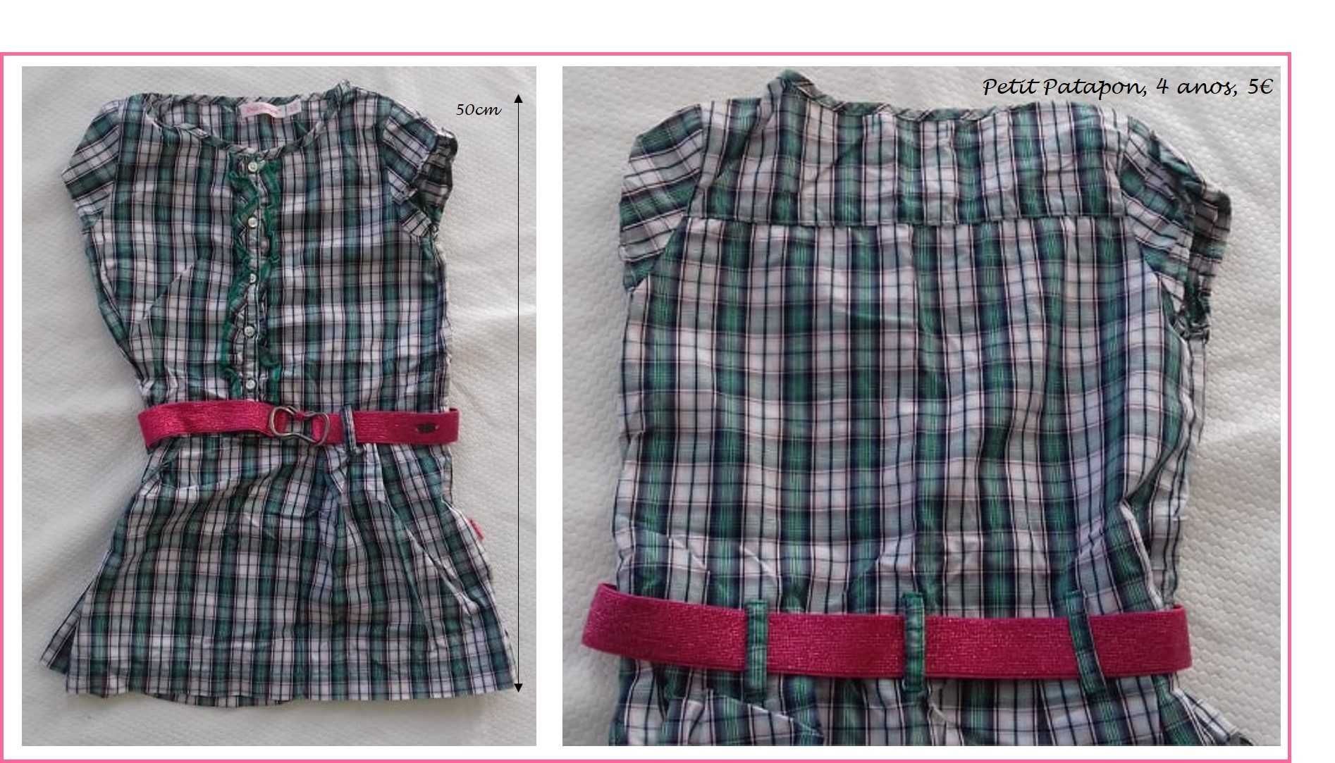 3-4Anos Menina Primavera/Verão - Saias e vestidos