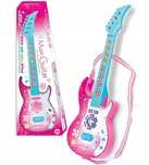 Gitara Rockowa Dla Dzieci Świeci Gra Instrument Dźwięk