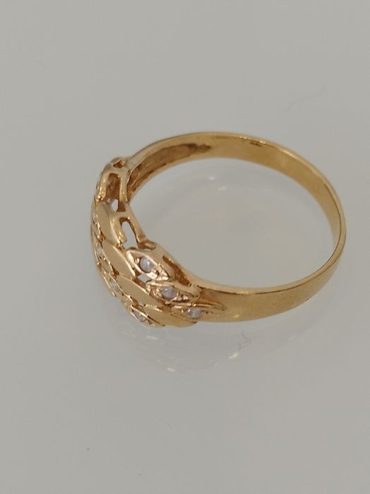Anel em ouro de 19,2kt