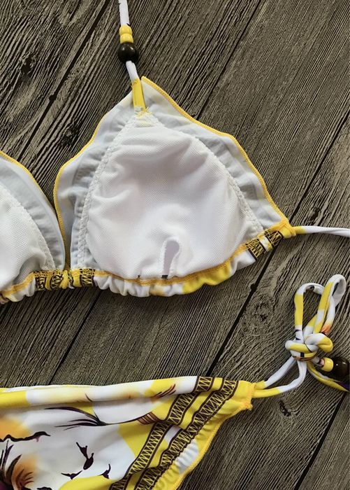 Biquini / Bikini padrão amarelo TAMANHO M NOVO