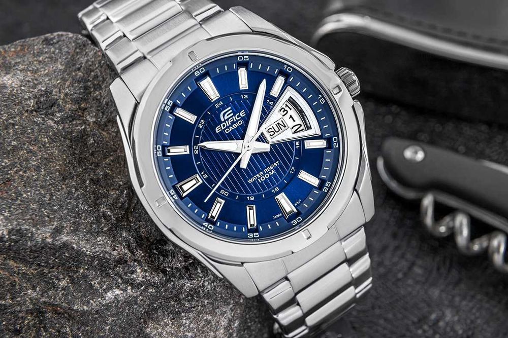 Zegarek Męski CASIO EDIFICE EF-129D-2AVEF + box