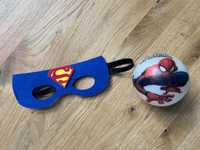 Superman opaska na oczy i piłka spiderman , opaska komplet jak nowy