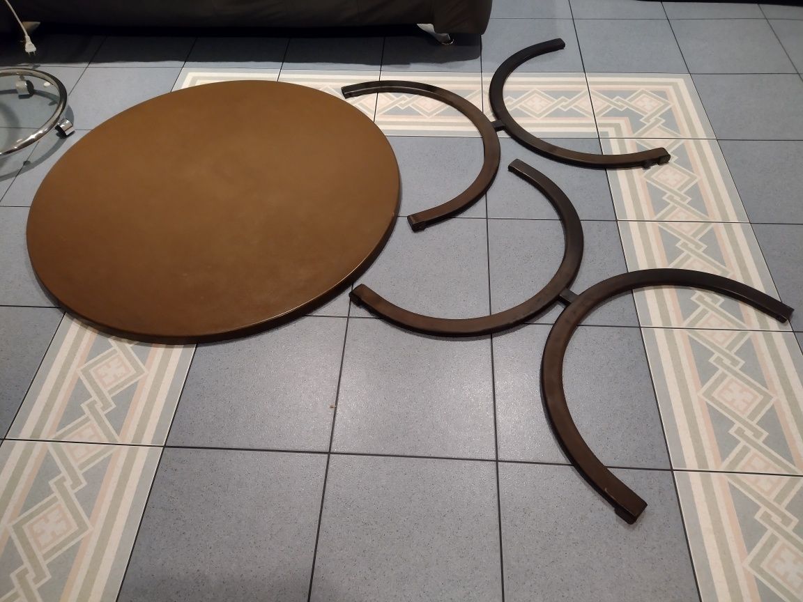 Stół na taras, balkon Werzalit Germany blat 100cm / import Swiss