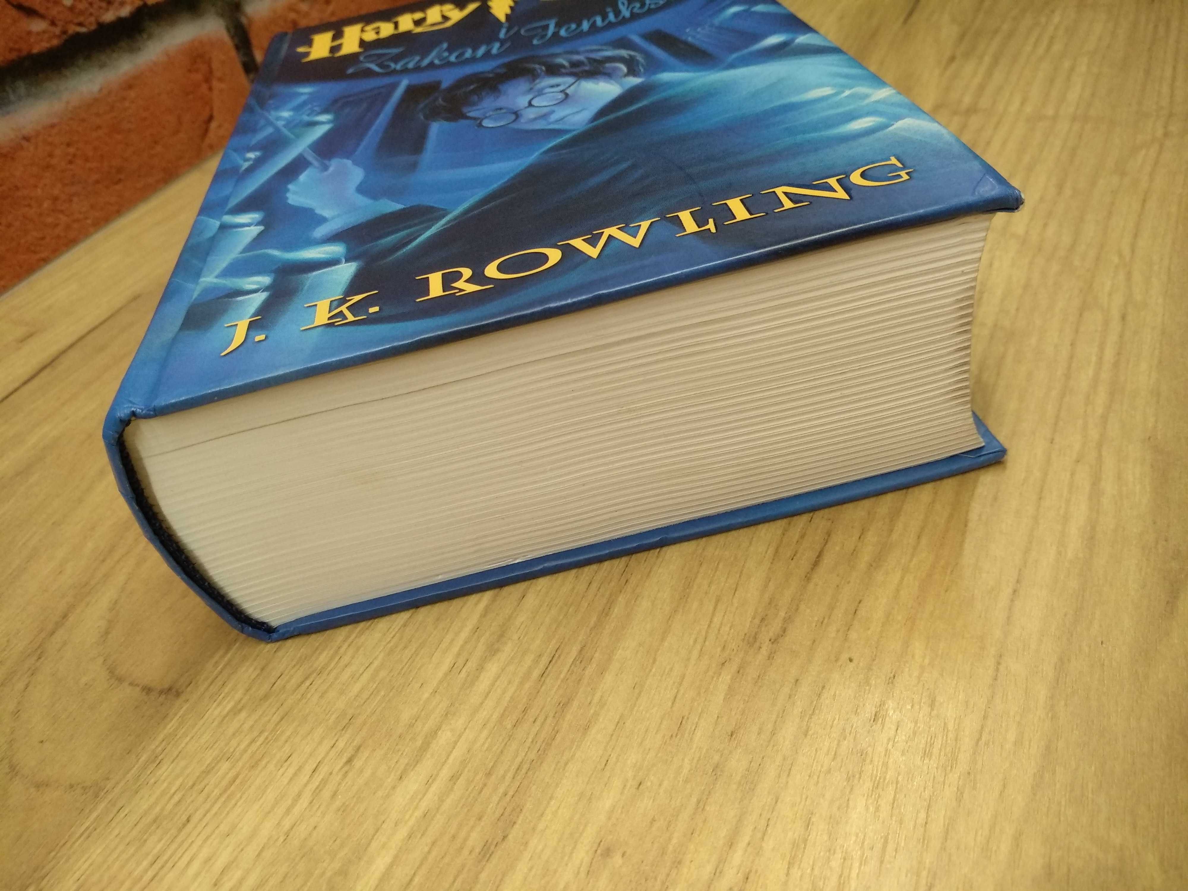 Harry Potter i Zakon Feniksa stare wydanie pierwsza okładka twarda
