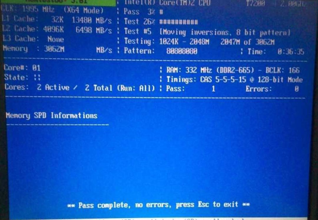 Оперативная память ddr2 2x2gb mhz