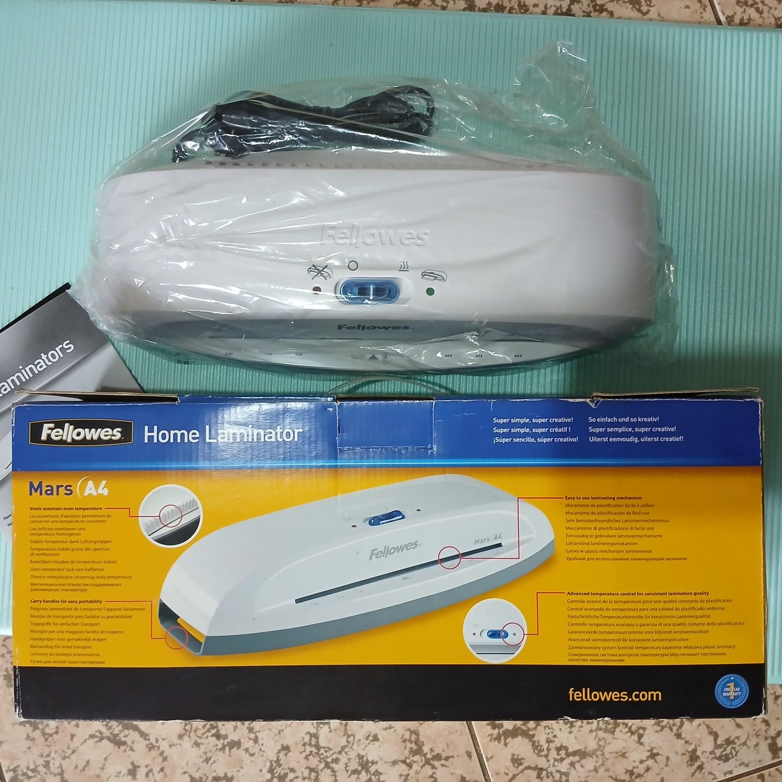 Fellowes Home Laminator Mars A4. Новий ламінатор!