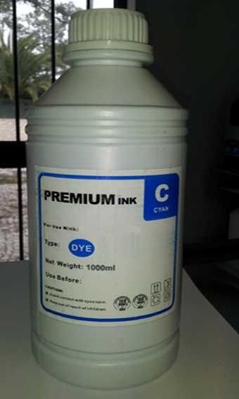 Tinta para Impressão, 1 Litro várias cores