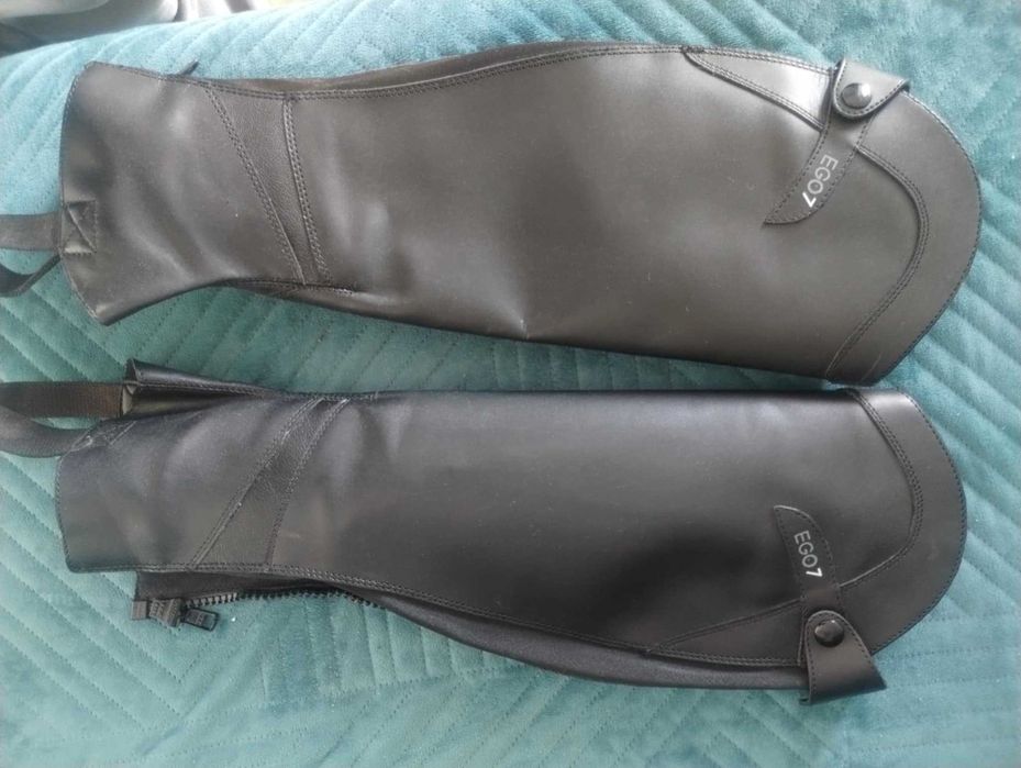 Czapsy jeździeckie Ego7 - czarne M