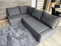 Rozkładana sofa narożnik z funkcją spania Friheten
