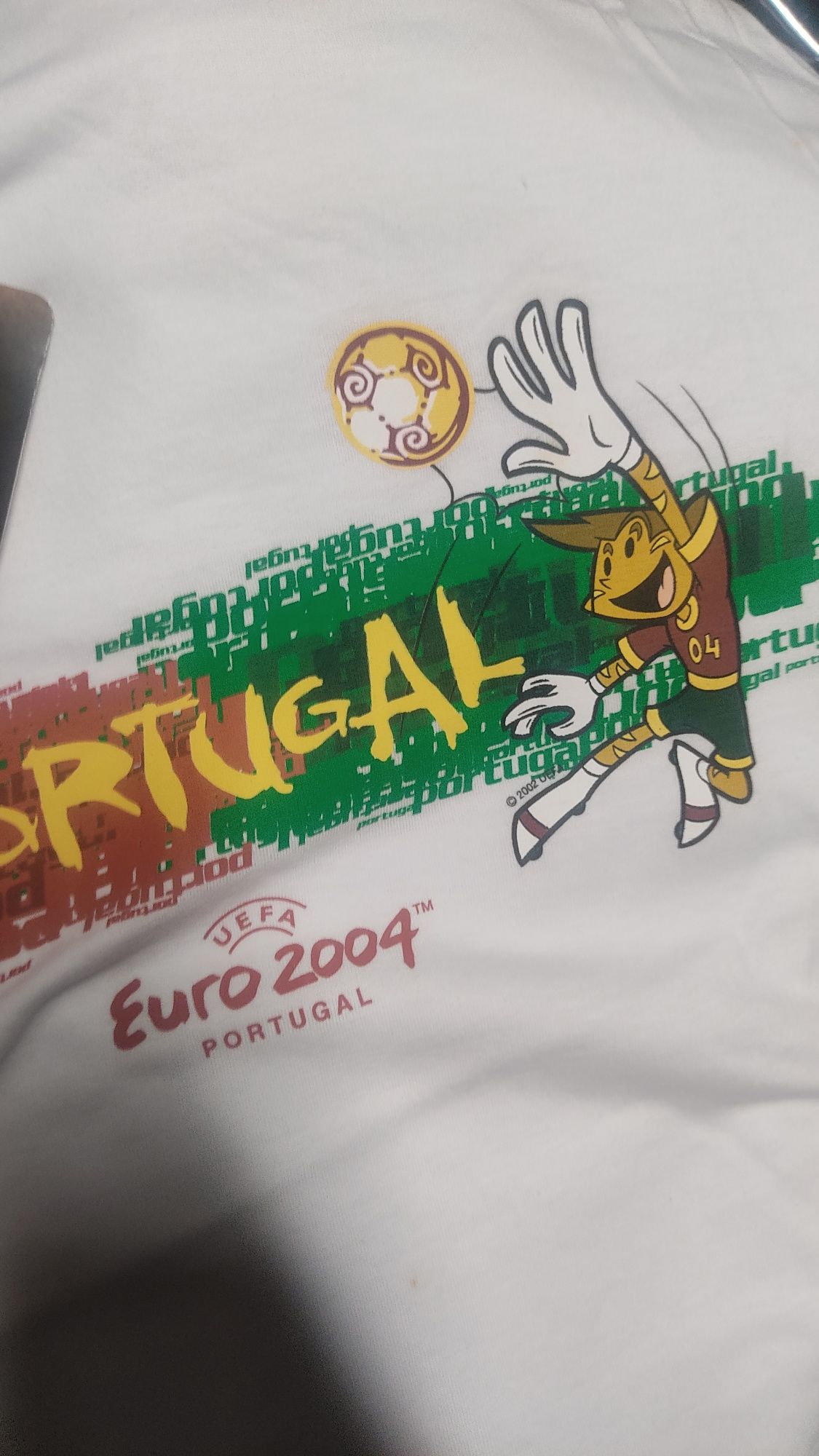 T-shirt oficial UEFA Euro 2004 Kinas nova
