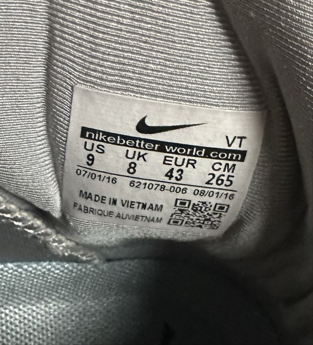 Кросівки Nike Air Jordan Retro 6 Gray Sky