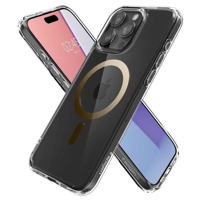 Etui Spigen Ultra Hybrid MagSafe do iPhone 15 Pro Max - Złote