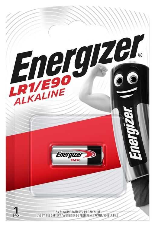 Батарейка Energizer Alkaline LR1/E90 (810, 910A,MN9100) 1.5V, бл. 1 шт