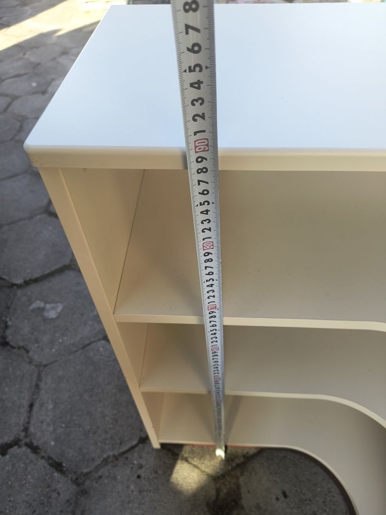 Regał narożny organizer 80/80