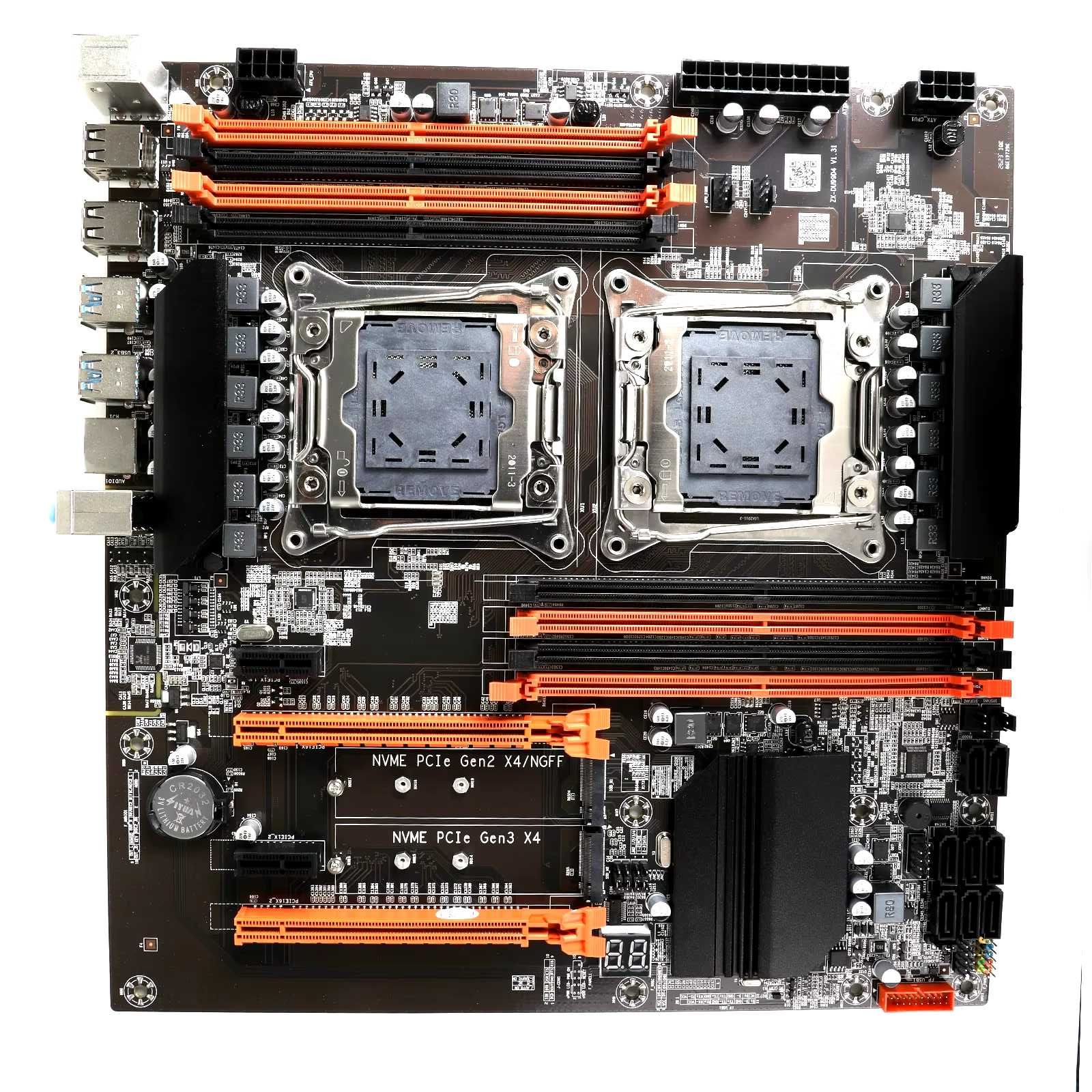X99 Dual  ZX-DU99D4 двопроцесорна материнська плата LGA 2011-3 XEON
