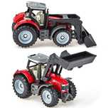 Siku 1484 Traktor Massey Ferguson z przednią ładowarką