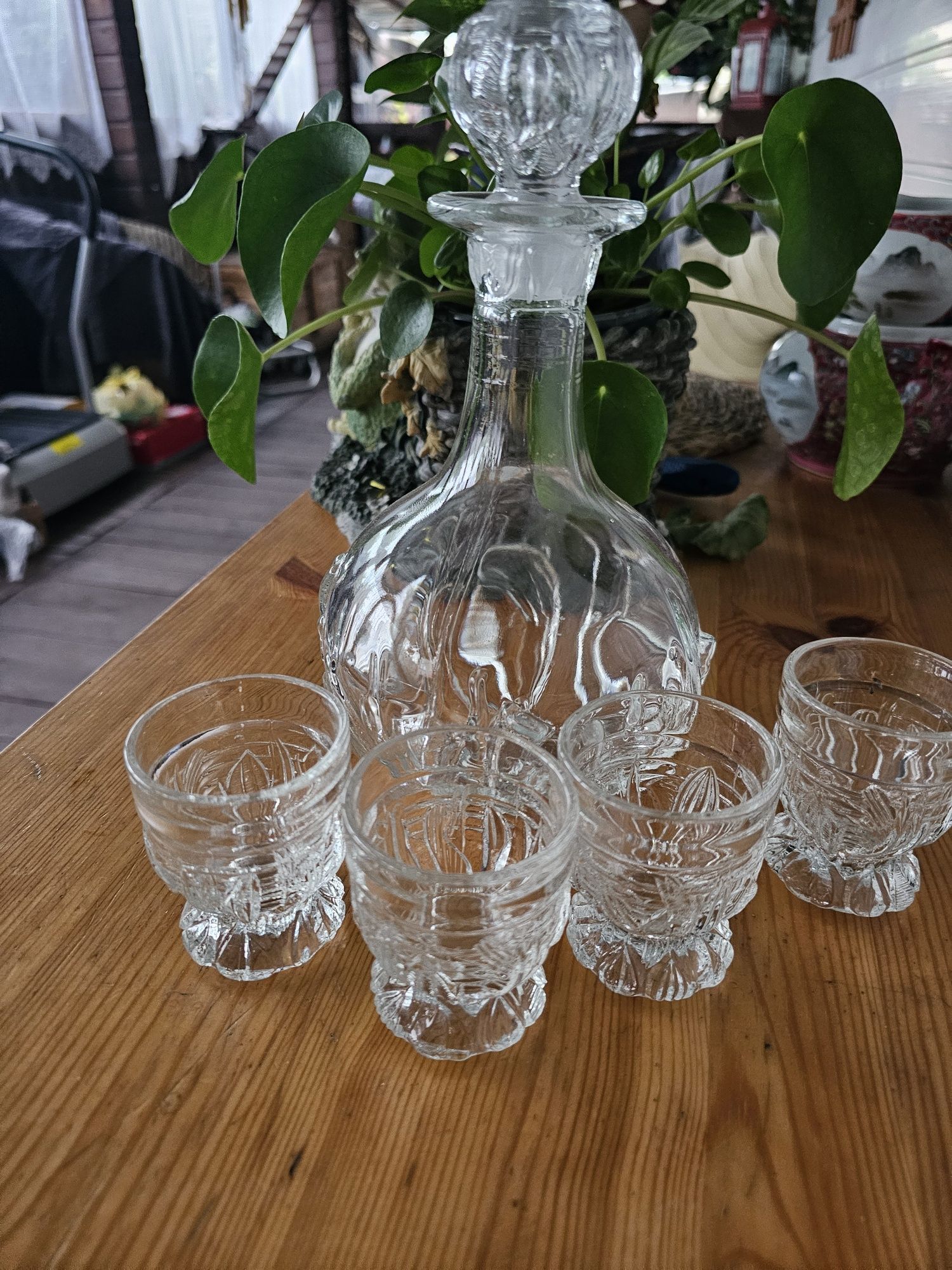 Zestaw Bohemia karafka I kieliszki