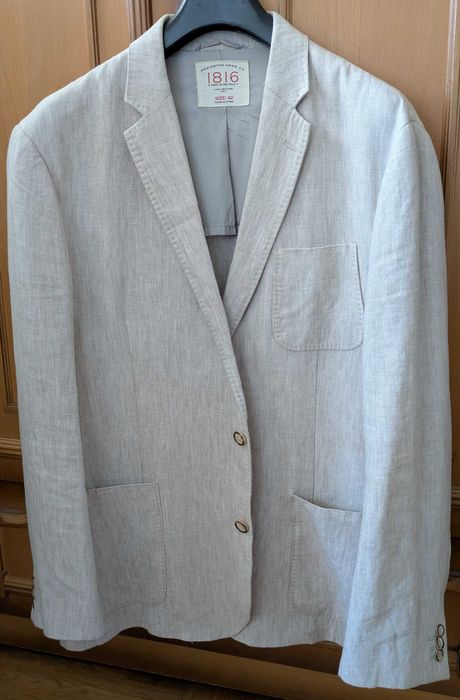 Чоловічий льняний піджак 1816 by Remington Havana Linen Coat (52 р.)