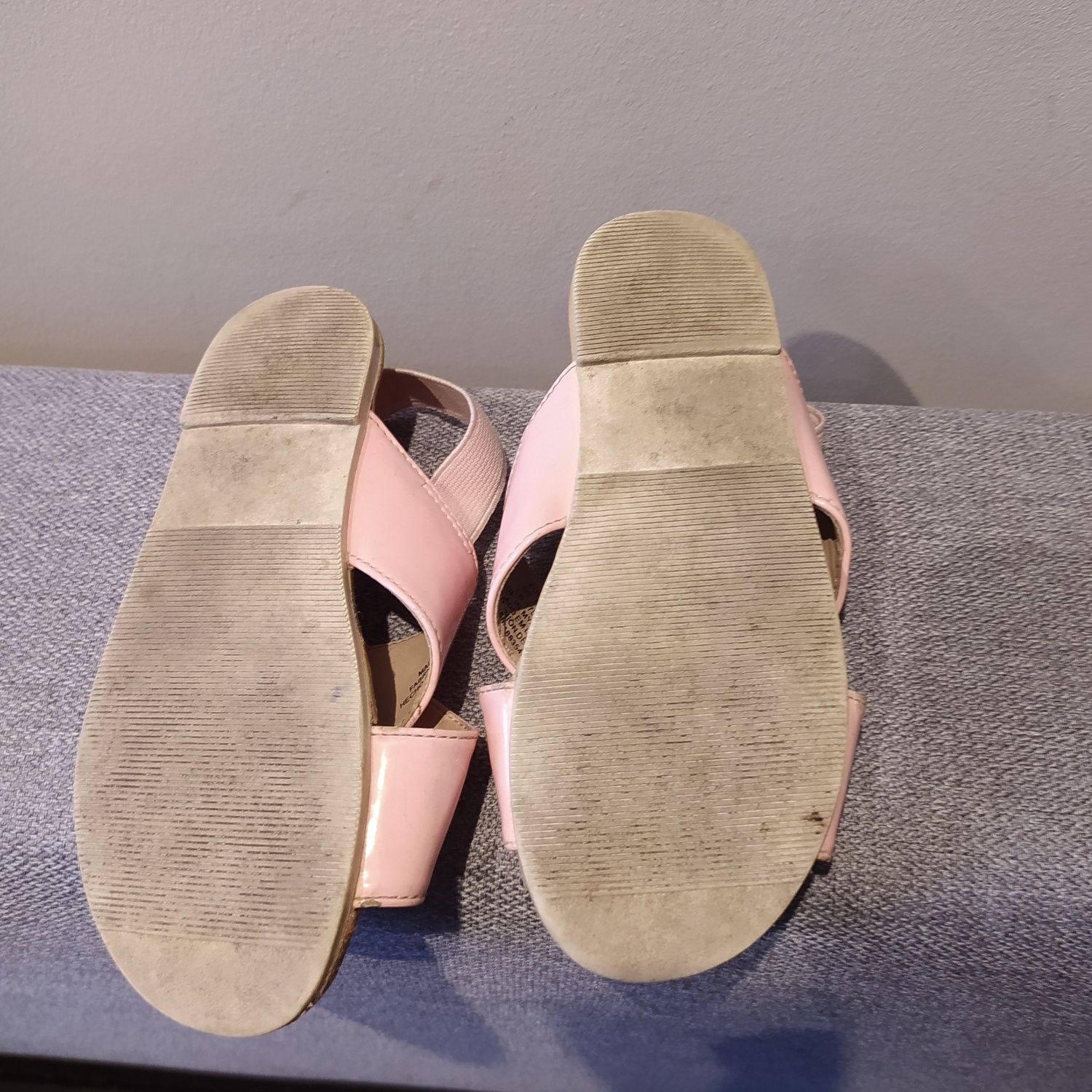 37-> sandałki sandały H&M lakierki róż r. 28 16,5cm