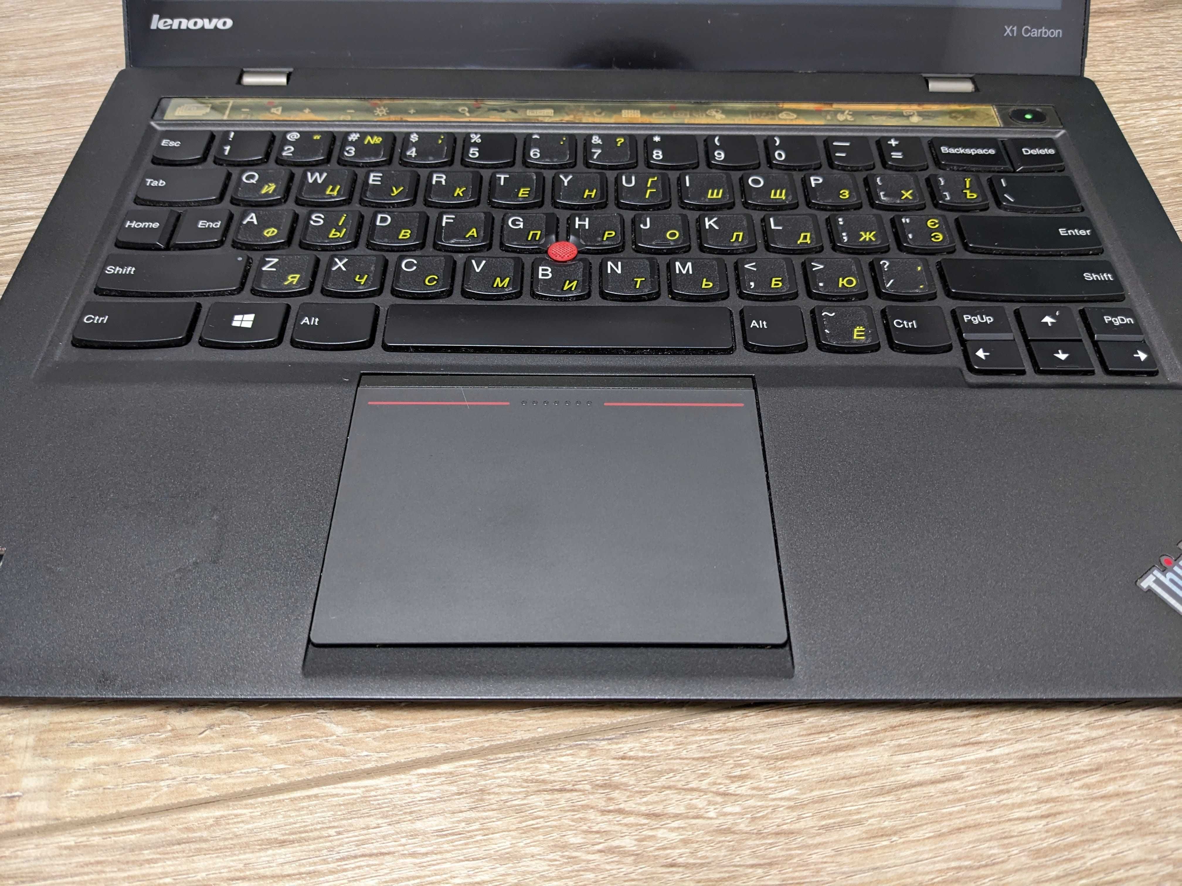 Ноутбук з тачскріном Lenovo X1 Carbon 2nd | 8Gb | 128Gb | IPS WQHD