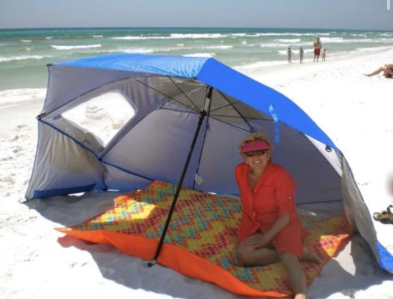 Namiot parasol ogrodowy plażowy duży 240 cm