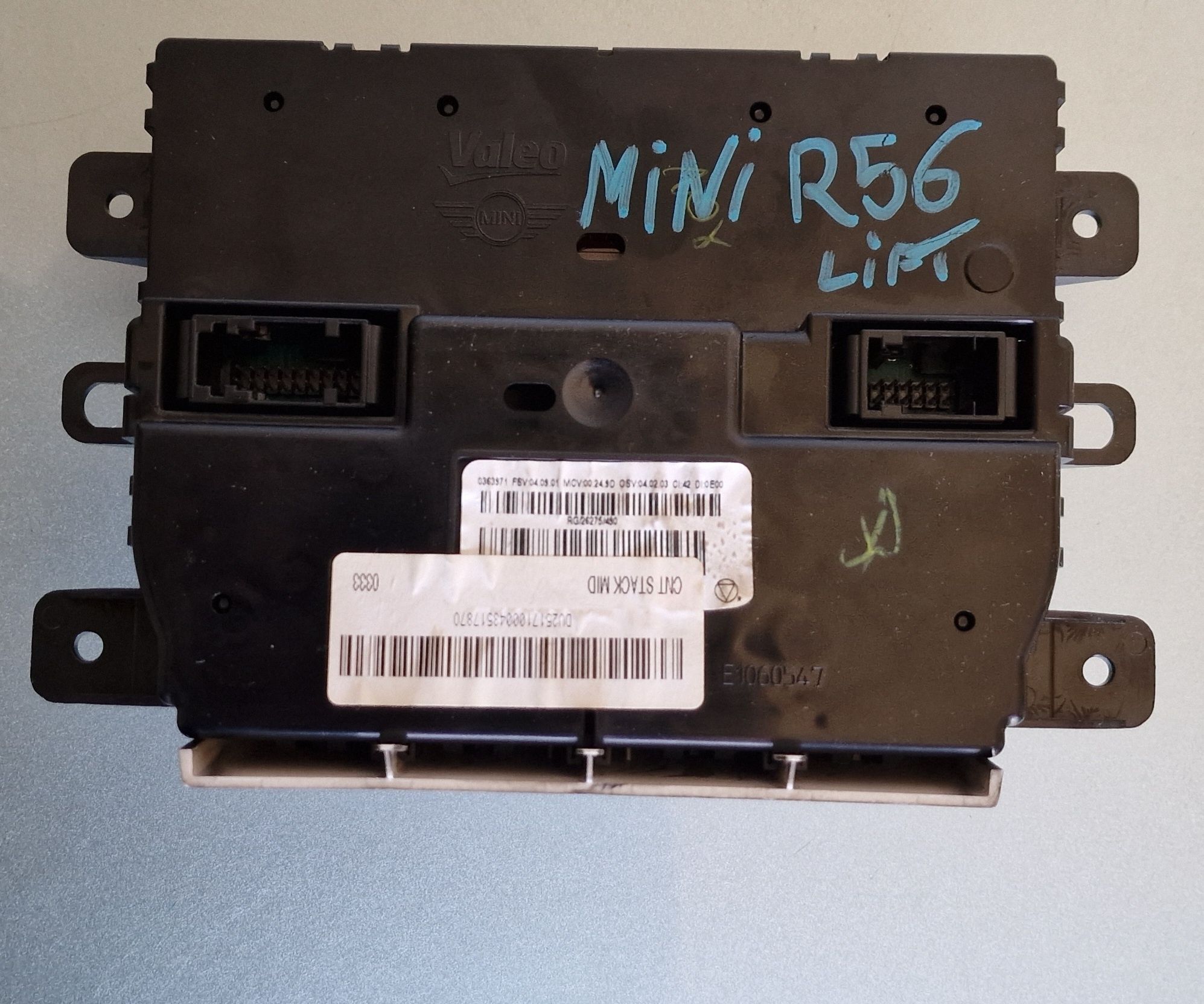 Panel mini klima  R55 R56 07-14