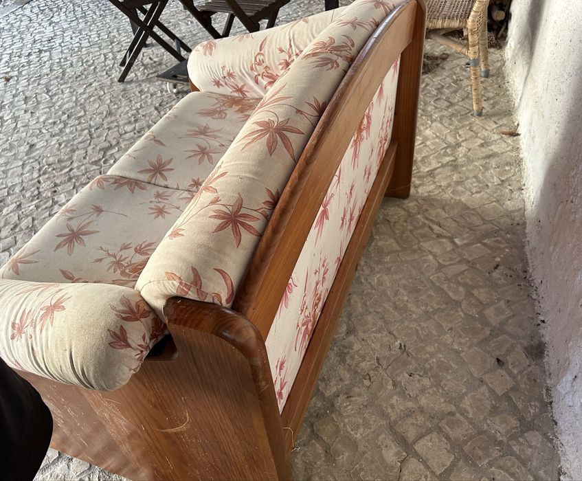 Sofá-cama 130cm. Cama de solteiro