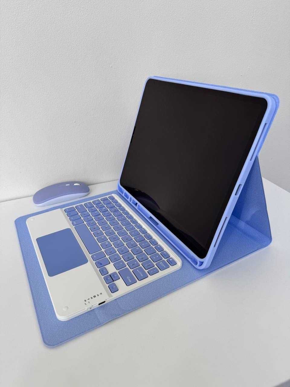 Шкіряний чохол з клавіатурою та мишкою для iPad 9 10 10.2 10.9 12.9 11