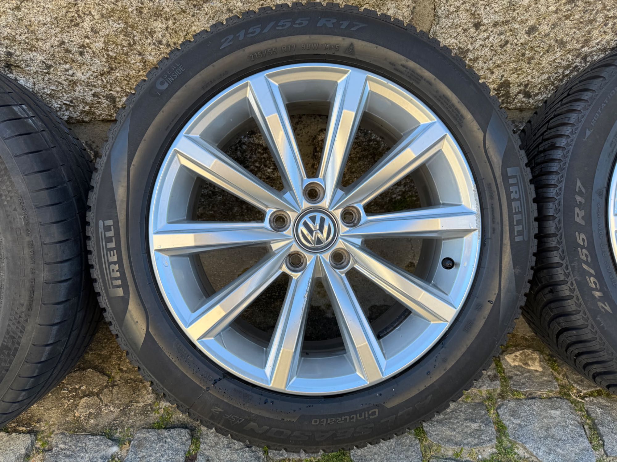 Jantes 17 5x112 Originais VW Passat B8/Golf/T-Roc/Touran