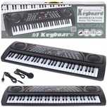 Keyboard Pianinko Organy Dla Dzieci Z Mikrofonem Instrument 63 Cm