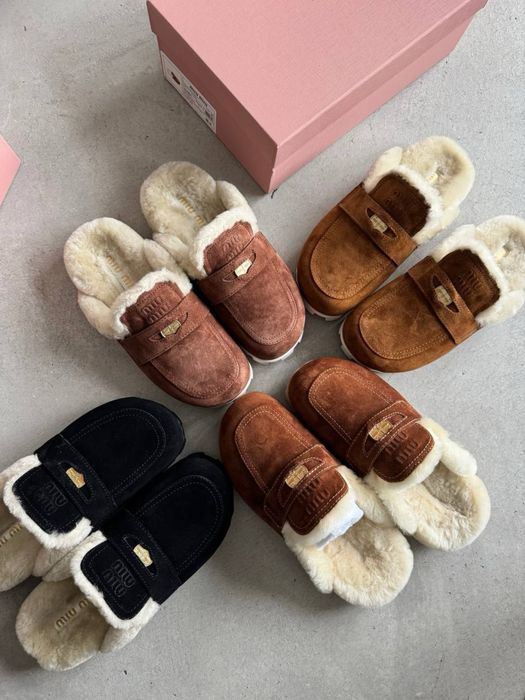 Мюлі miu miu з утепленням різні