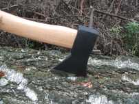 Siekiera TOPOREK 35 cm 600g WYGODNA Mała Drewniany Trzonek UNIWERSALNA