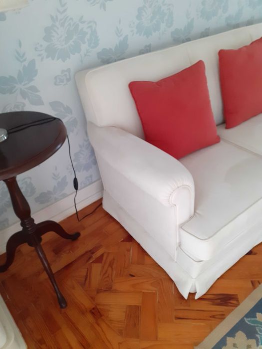Sofa 3 lugares branco