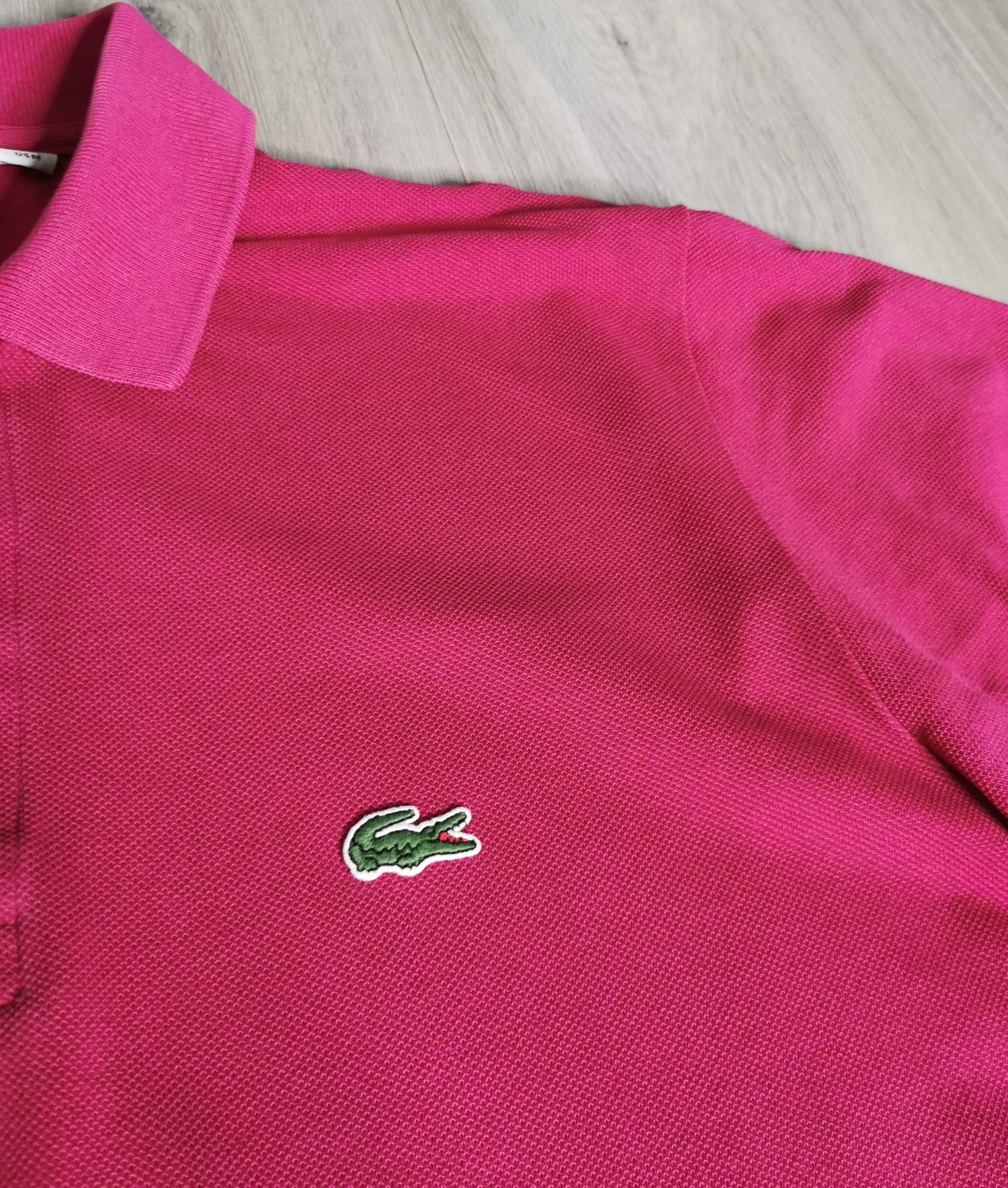 T-shirt polo Lacoste rozmiar M wyszywane logo