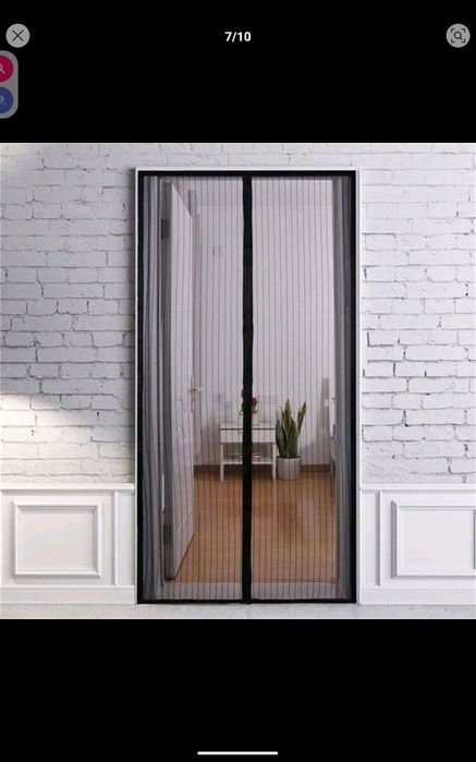 Cortina protetora magnética