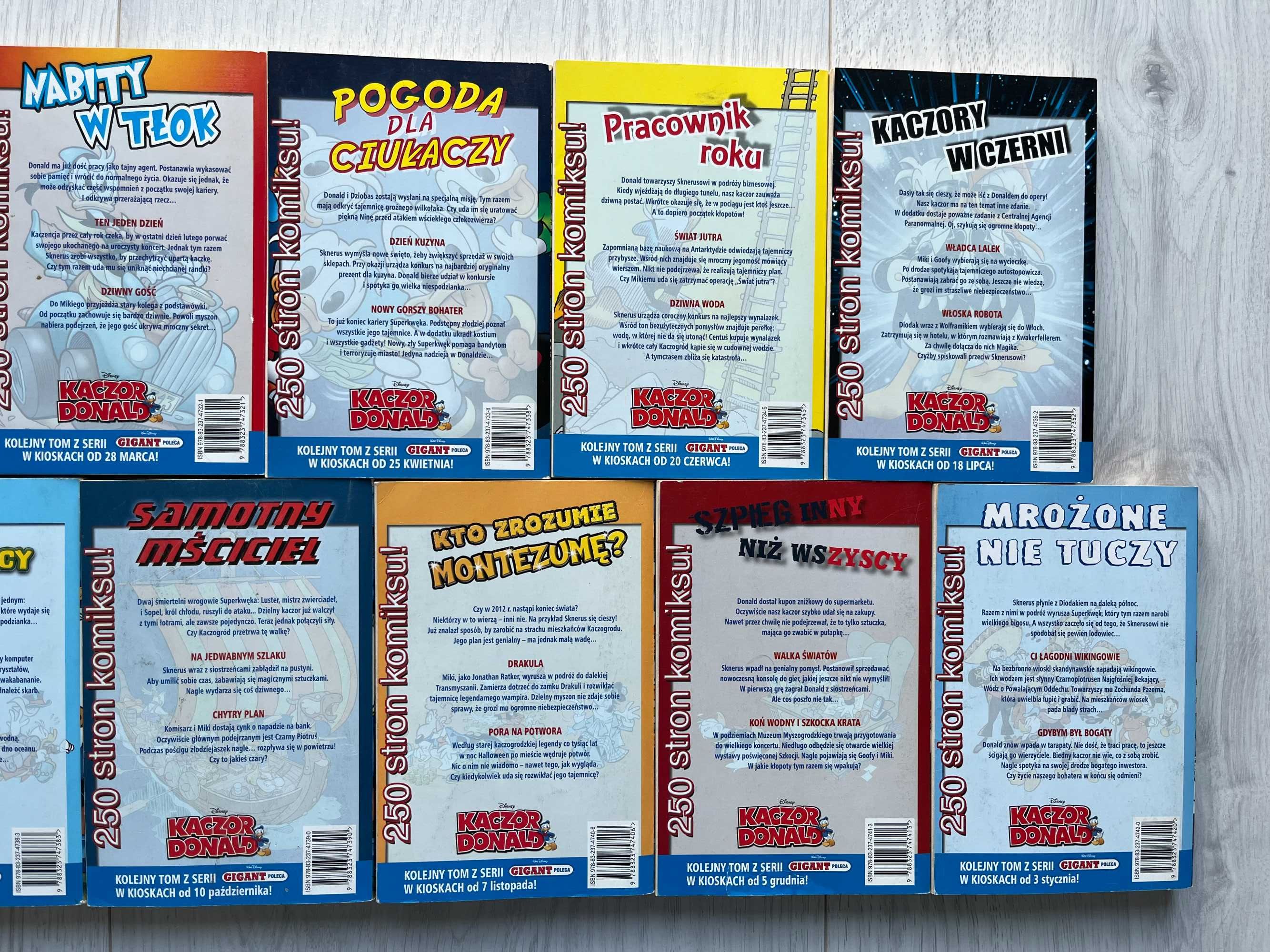 Komiks Gigant Cały Rok 2012 13 sztuk numery 139-151