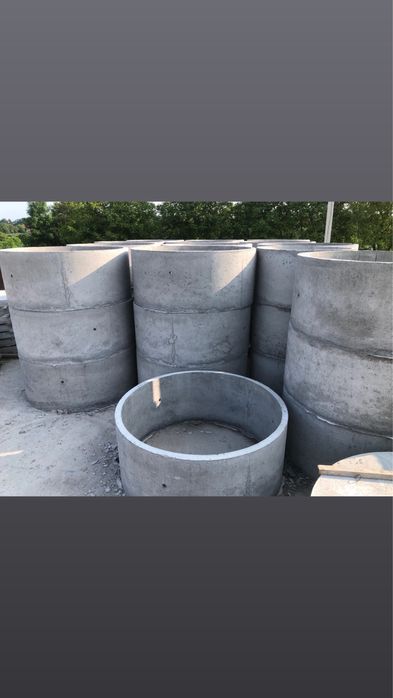 Бетонні кільця для септиків та водовідведення кісонів