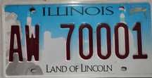 Tablica rejestracyjna USA - Illinois
