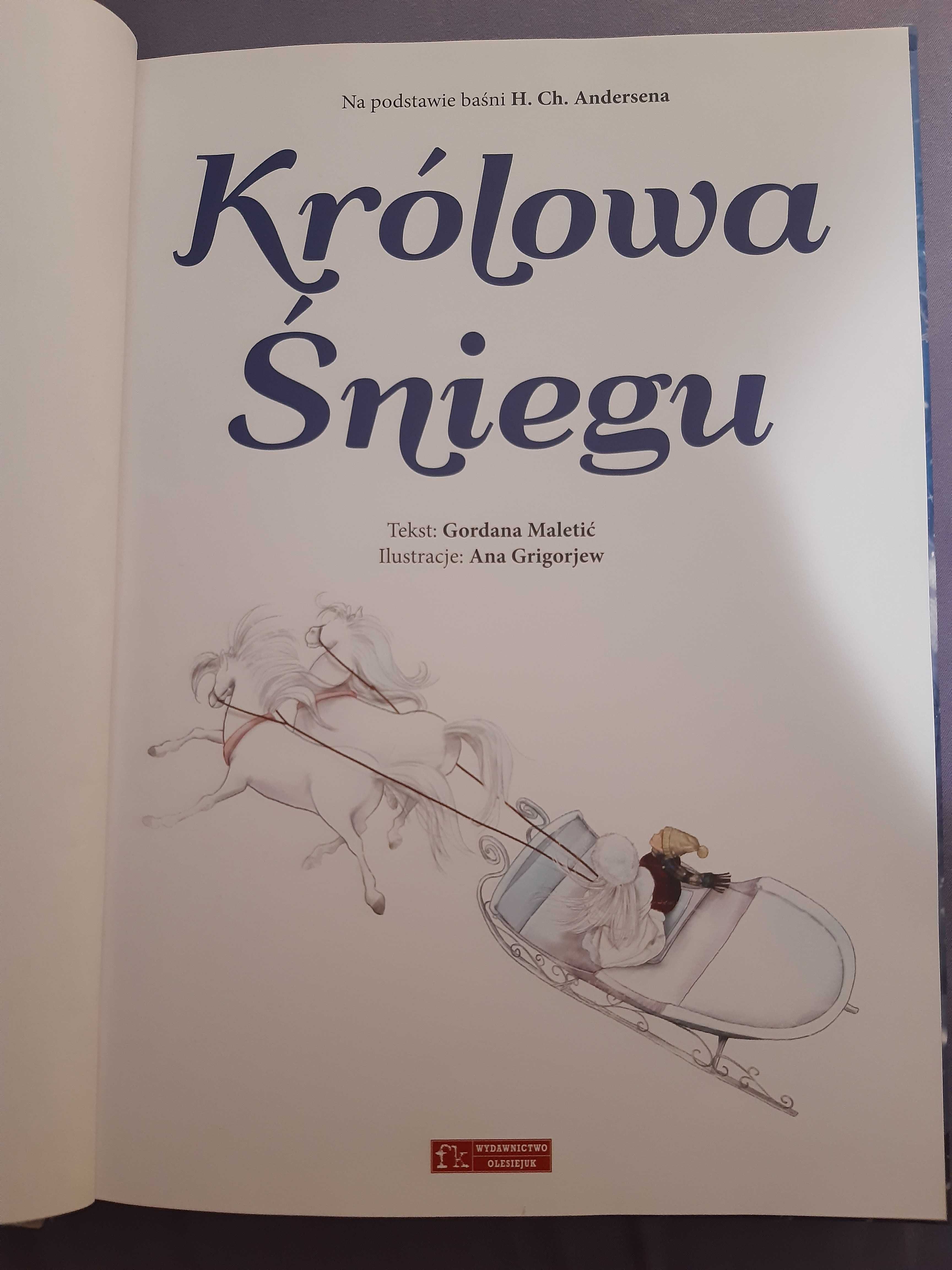 Książka Królowa Śniegu na prezent