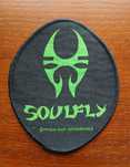 Винтаж мерч нашивка группы Soulfly Sepultura 1999г Blue Grape!!!