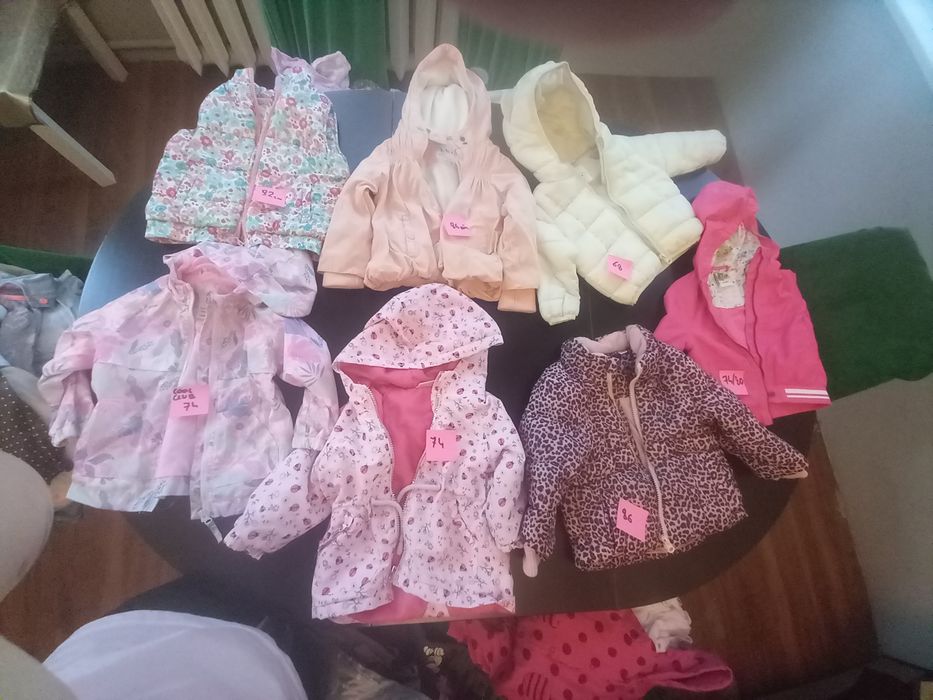 Paka ciuszków dziewczynka 68.74.80.92