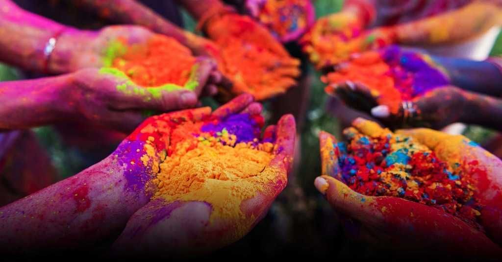 Kolorowy proszek Holi Puder Festiwal kolorów