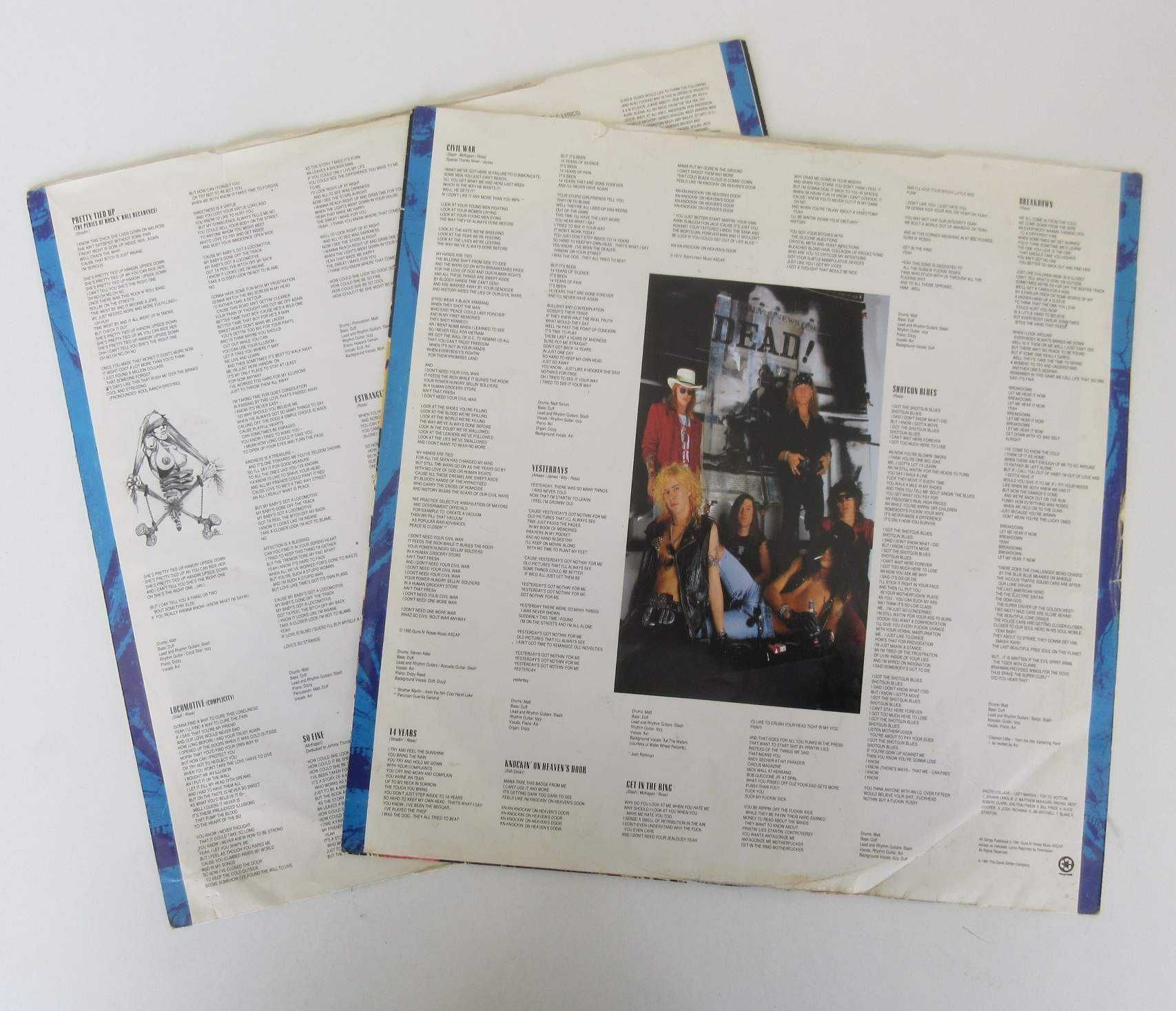 GUNS N' ROSES - Use Your Illusion II (2XLP) SEM CAPA !!!