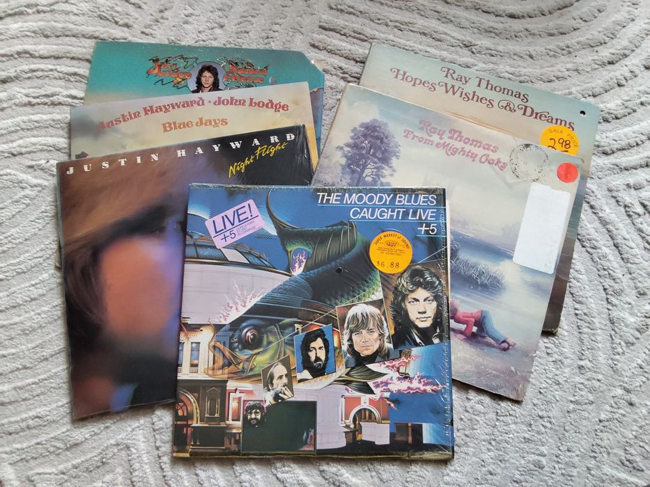 Zestaw 6 płyt winylowych - 1 x The Moody Blues + 5x wyd. solo muzyków