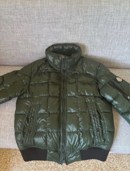 moncler puffer jacket green original vintage