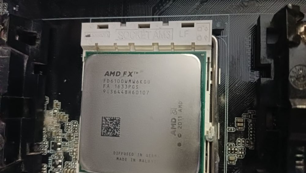 комплект AMD AM3, FX6100, 8gb(4gb x 2)