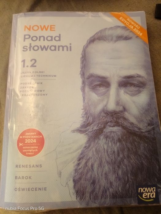 Nowe ponad słowami 1.2 język polski liceum i technikum